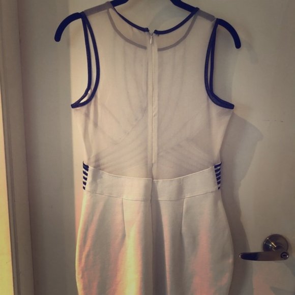 White Cocktail Dress - Picture 2 of 2